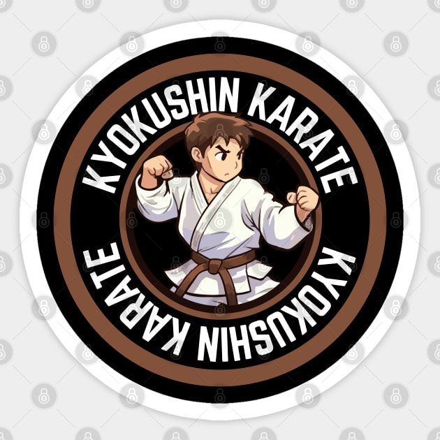 Kyokushin Karate Sticker by Indieteesandmerch